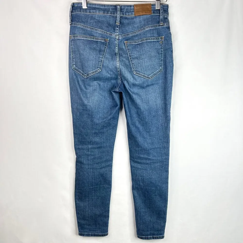 Madewell Curvy High Rise Skinny Crop Jeans 28